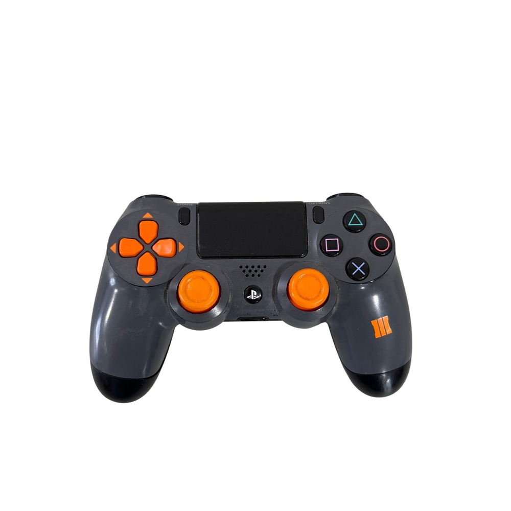 Sony DualShock 4 PS4 Controller Call of Duty Black Ops III Edition Grey Orange